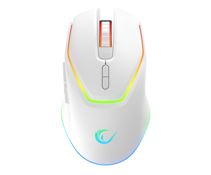 Myszka RAMPAGE Vortex M1 Wireless RGB LED White VORTEX-M1